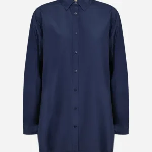 Maglione Eco-Friendly in Cotone Organico e Poliestere Riciclato – Blu Notte