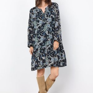 Abito Femminile Alma 2 in LENZING™ ECOVERO™ Viscosa con Stampa Paisley – Eleganza Classica