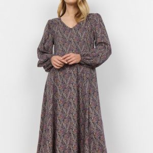 Vestito Donna SC-Ilya 4 in 100% LENZING™ ECOVERO™ – Eleganza Sostenibile con Motivo Paisley