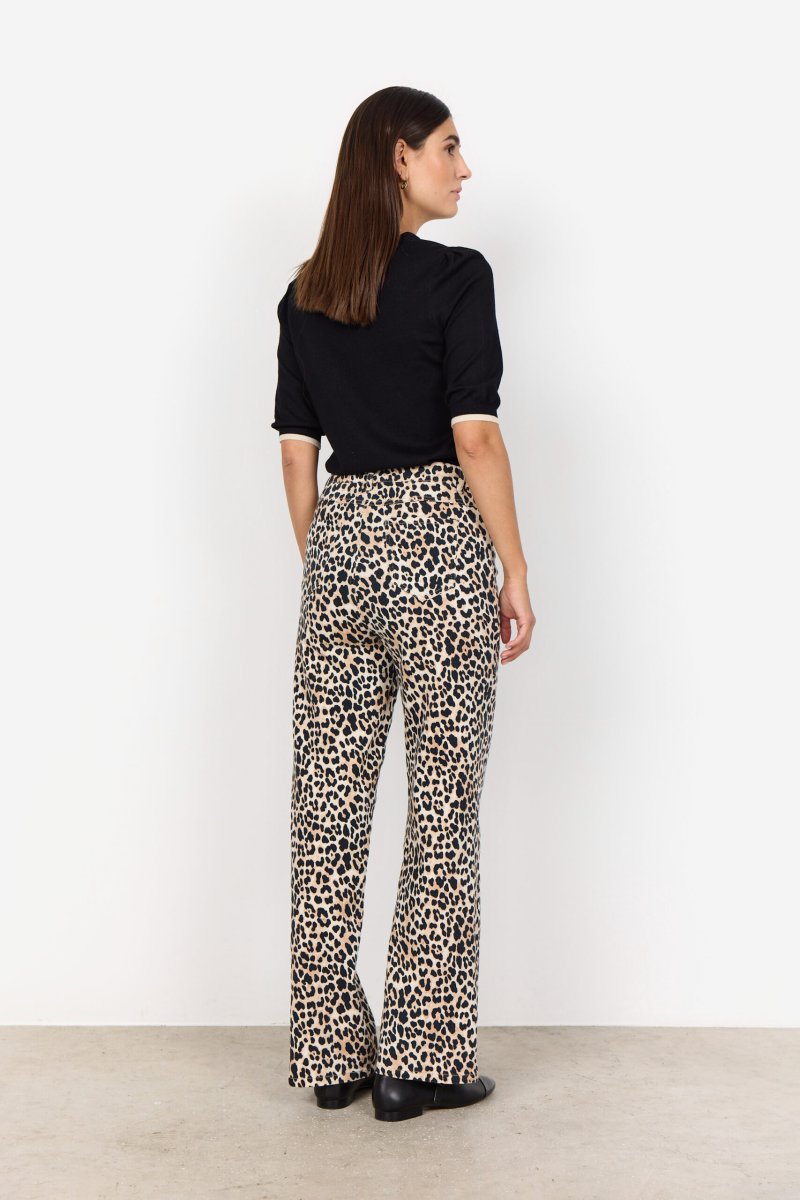 SC-Owena 3-C – Pantaloni Sartoriali con Stampa Leopardata - immagine 6
