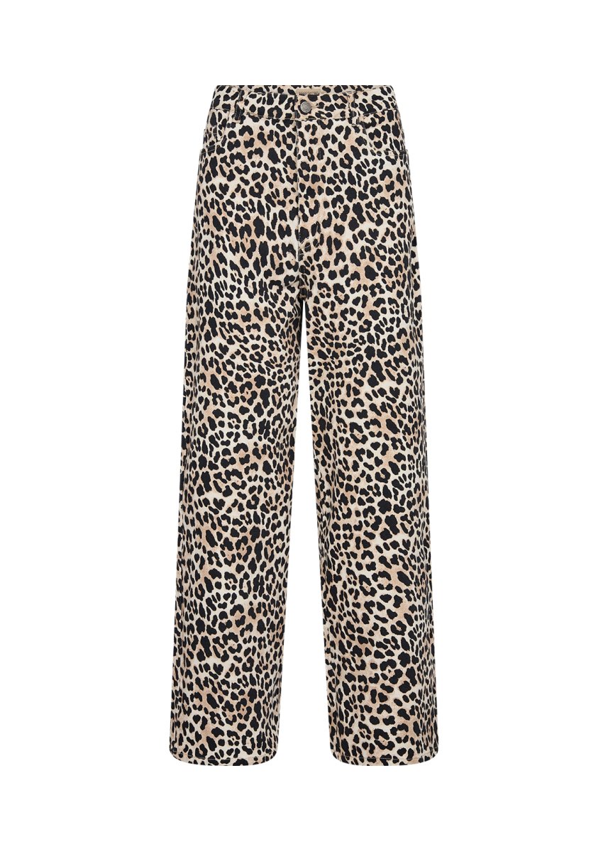 SC-Owena 3-C – Pantaloni Sartoriali con Stampa Leopardata - immagine 5