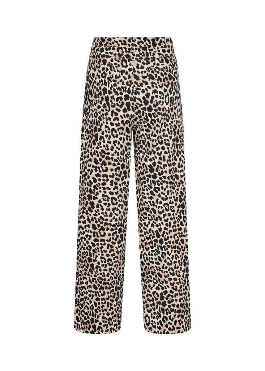 SC-Owena 3-C – Pantaloni Sartoriali con Stampa Leopardata - immagine 4