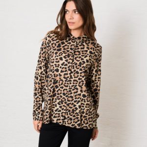 SC-Flavia 4 – Camicia Leopardata in Viscosa Sostenibile