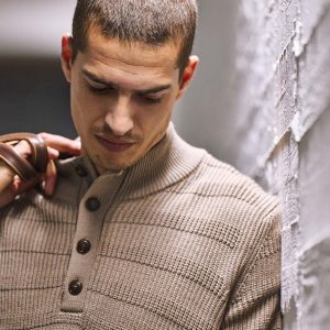 SERAFINO CON BOTTONI LAVORAZIONE PUNTO PANNOCCHIA