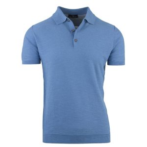 POLO IN MAGLIA COTONE LINO