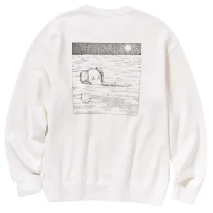 KAWS UT LongSleeve Sweatshirt White