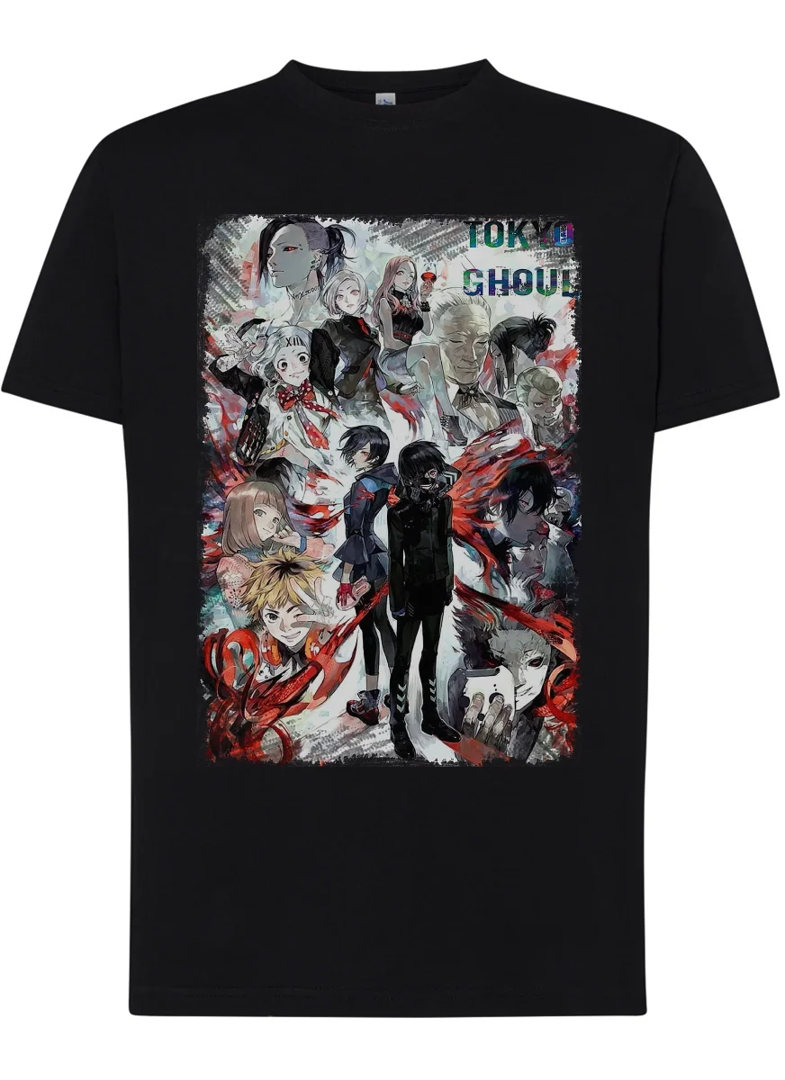 Tokyo Ghoul 4 Manga Anime Fumetti 6003-4 T-shirt Urban Men Uomo 100% Cotone Pettinato JK - immagine 6
