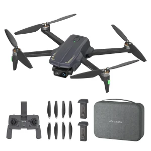Ameta Drone con Telecamera 4K Professionale, S20 Pro Drone GPS per Bambini e Adulti con Ritorno Automatico/ 50 Minuti/Follow Me/Modalità Intelligenti/Controllo Gesti, Mini Drones FPV Meno di 249g