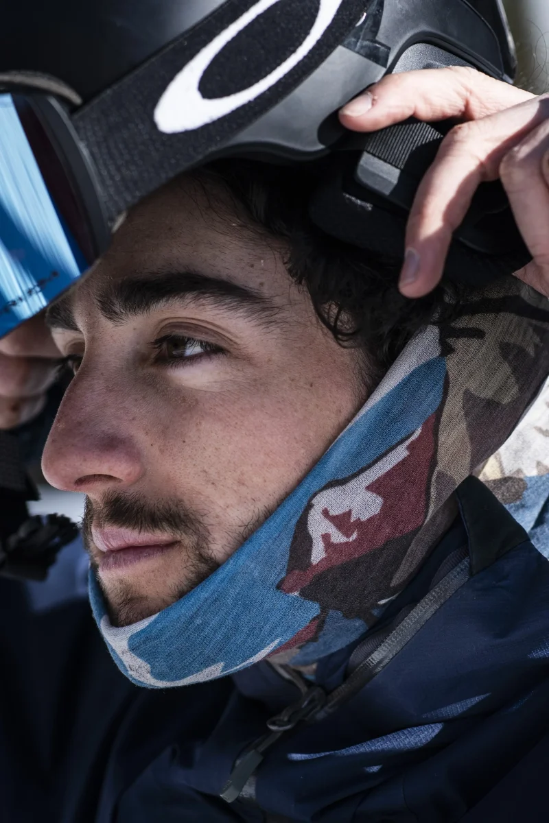 Bandana Berg 6541 | Scaldacollo multifunzione in lana vergine merino fine e poliestere - immagine 4