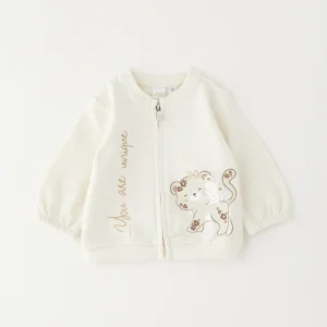 felpa con zip bambina