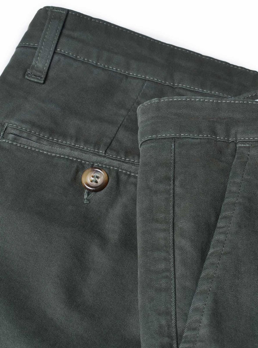 PANTALONE CHINO IN GABARDINA DI COTONE - immagine 4