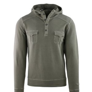 SERAFINO CON CAPPUCCIO IN FELPA DELAVE’