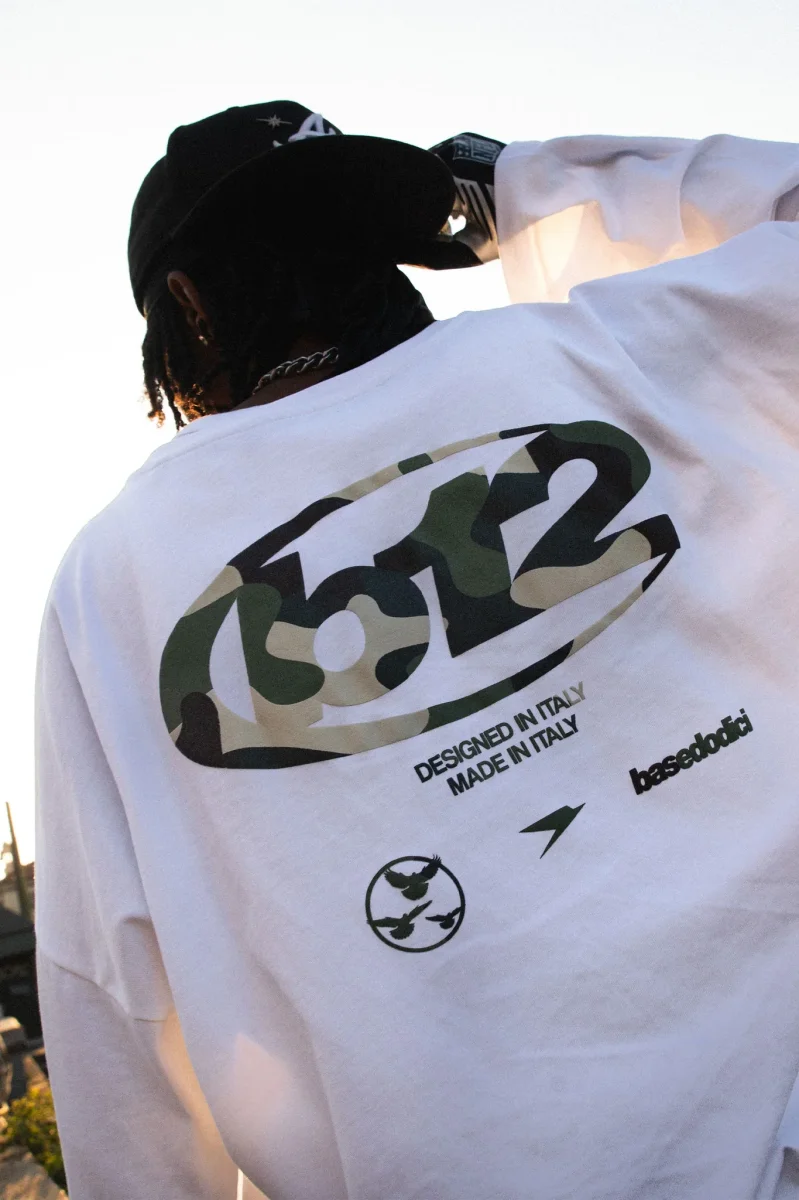 Basedodici Longsleeve B12 White - immagine 4