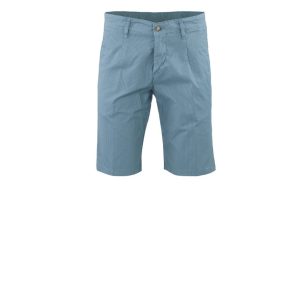 BERMUDA A RIGHE BICOLORE SEERSUCKER