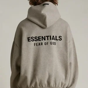 Fear of God Essentials Dark Heather Grey Hoodie