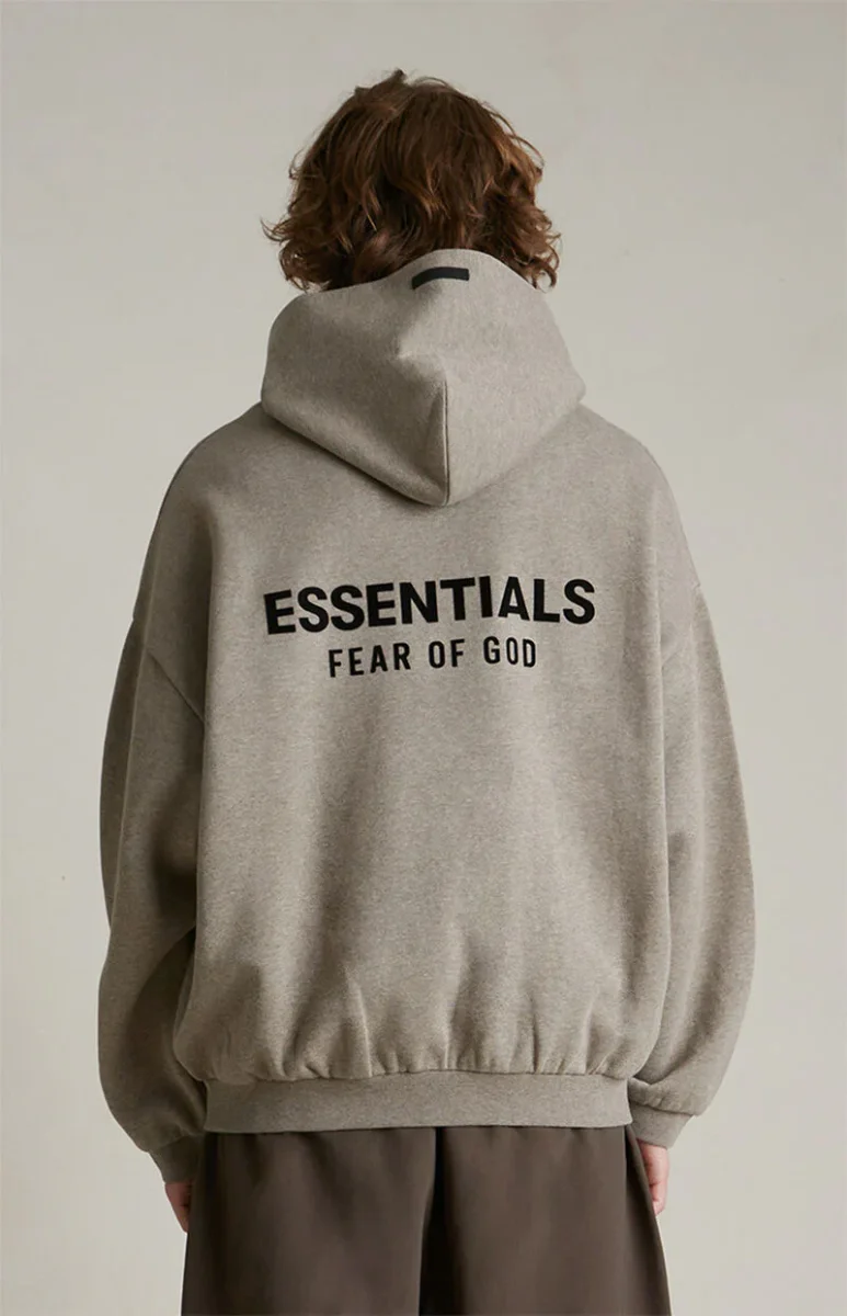 Fear of God Essentials Dark Heather Grey Hoodie