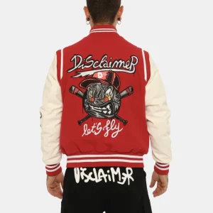Disclaimer Varsity Bomber Red