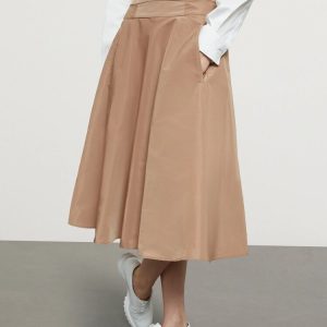 ASPESI Gonna a ruota in taffetà