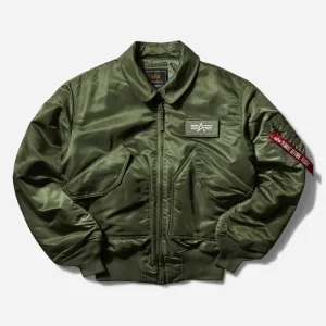 Alpha Industries CWU 45 Jacket Sage Green
