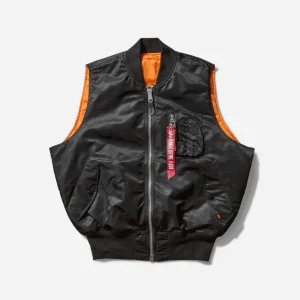 Alpha Industries MA-1 Heritage Vest Black