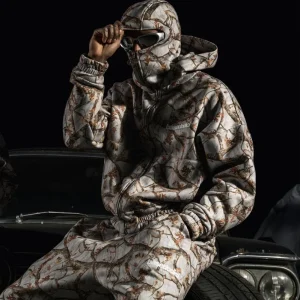Basedodici Balaclava Forest Hoodie