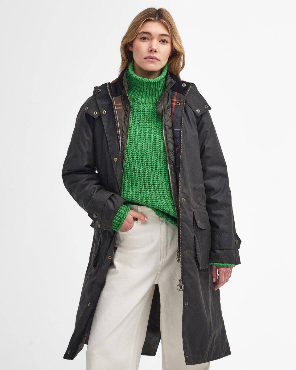 BARBOUR Giacca lunga cerata - immagine 3