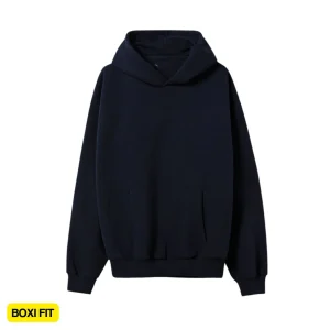 Hoodie Basic Boxy Fit Black