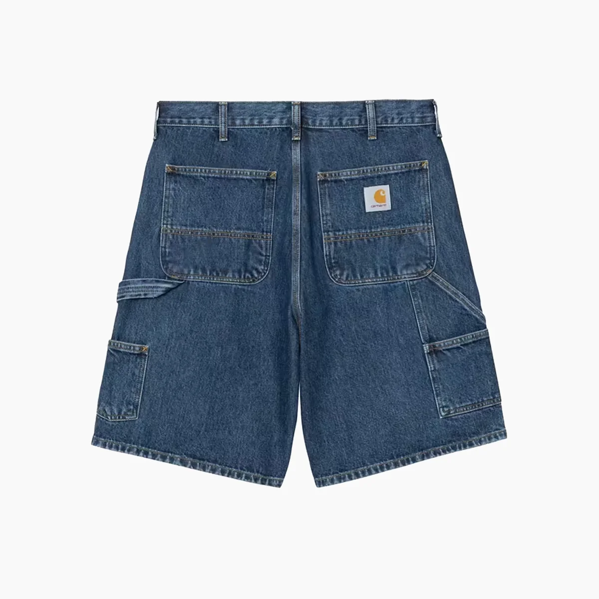CARHARTT WIP DOUBLE KNEE SHORT BLUE STONE WASHED I034867.01 - immagine 2