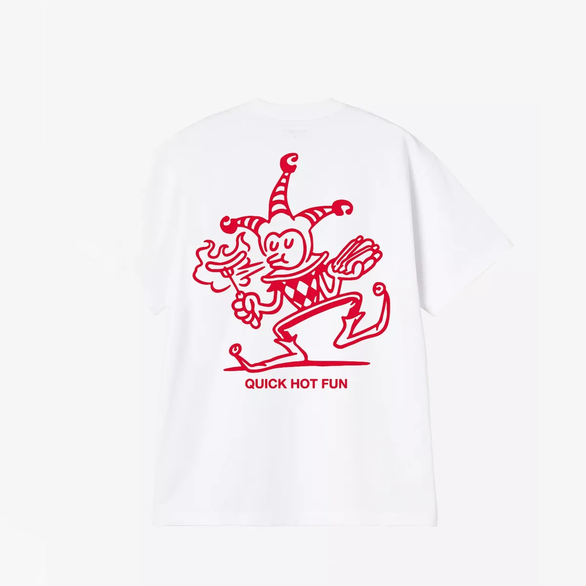 CARHARTT WIP S/S ARLEQUIN BBQ T-SHIRT WHITE & BLACK I036245.02 - immagine 2