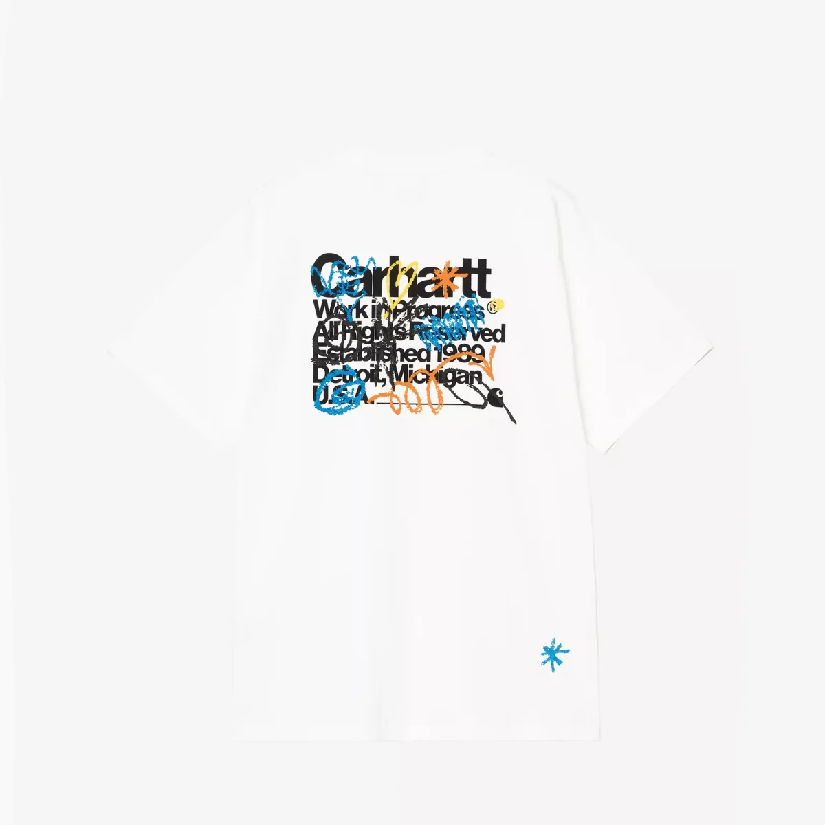 CARHARTT WIP S/S PRIMARY T-SHIRT WHITE I036238.02 - immagine 2