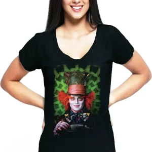 Cappellaio Matto Film Attore Cinema 2082 Urban Slub Lady Donna Cotone 100% Fiammato JK