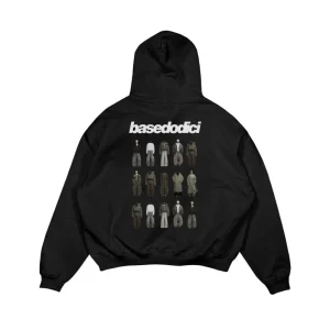 Basedodici Hoodie "Clone" Black
