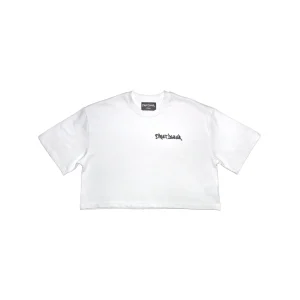 Street Dealer Womans Cropped Tshirt White