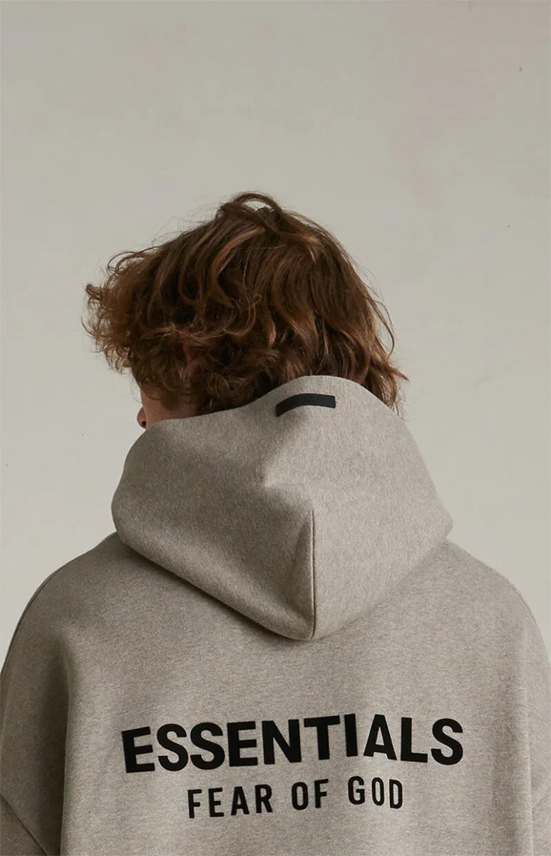 Fear of God Essentials Dark Heather Grey Hoodie - immagine 5