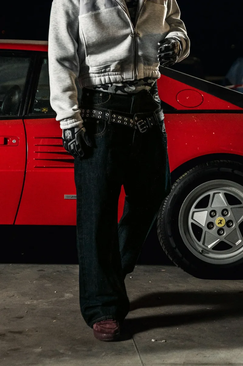 Basedodic Bigall Double Waist Denim Raw - immagine 5