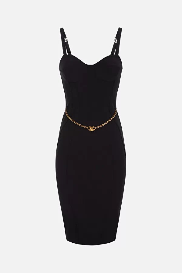 ELISABETTA FRANCHI Abito tubino a bustier - immagine 5