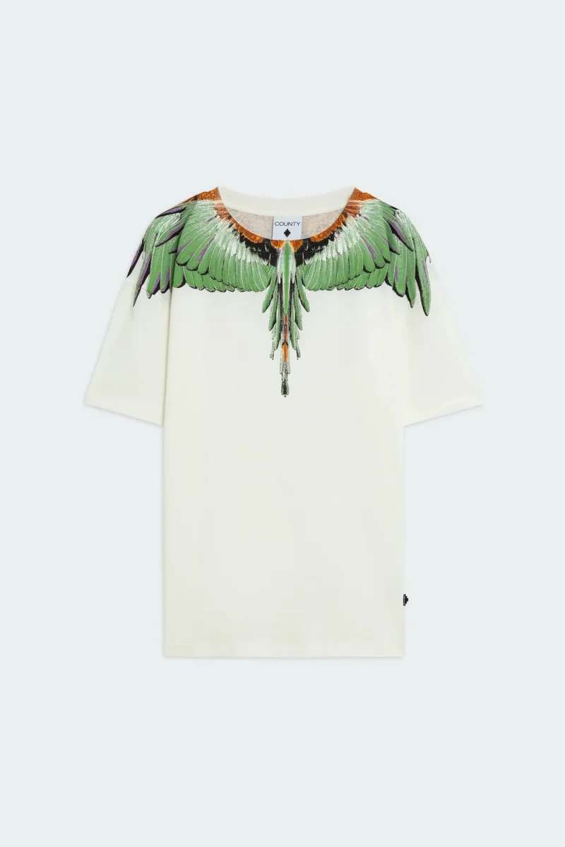 County of Milan Tshirt Con Stampa Aquila