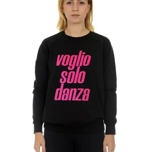 FELPA UNISEX LOGO VELLUTO FUXIA