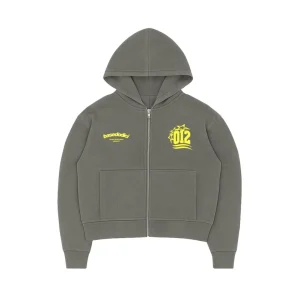 Basedodici Zip Hoodie Cruel Grey