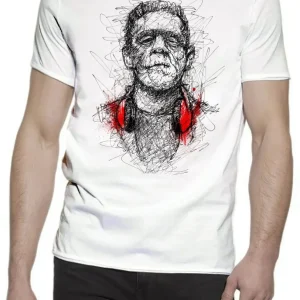 Frankenstein Urban Slub - T-shirt Uomo 100% Cotone