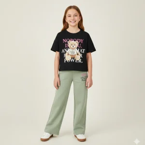 maglietta manica corta ragazza