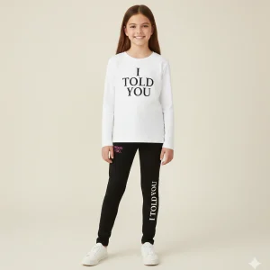 maglietta manica lunga ragazza