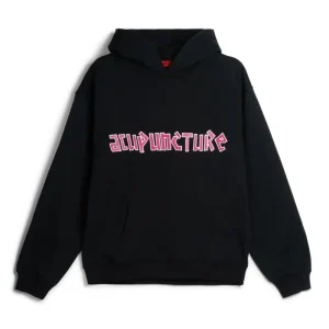 Acupuncture Flying Emblem Hoodie Black
