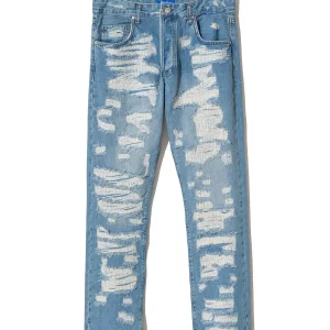 0275 Denim Ripped Light Blue