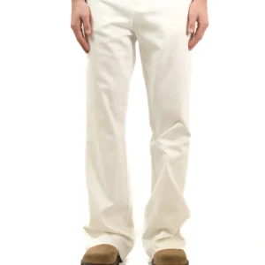 Marsem Pantalone Twill Denim Burro