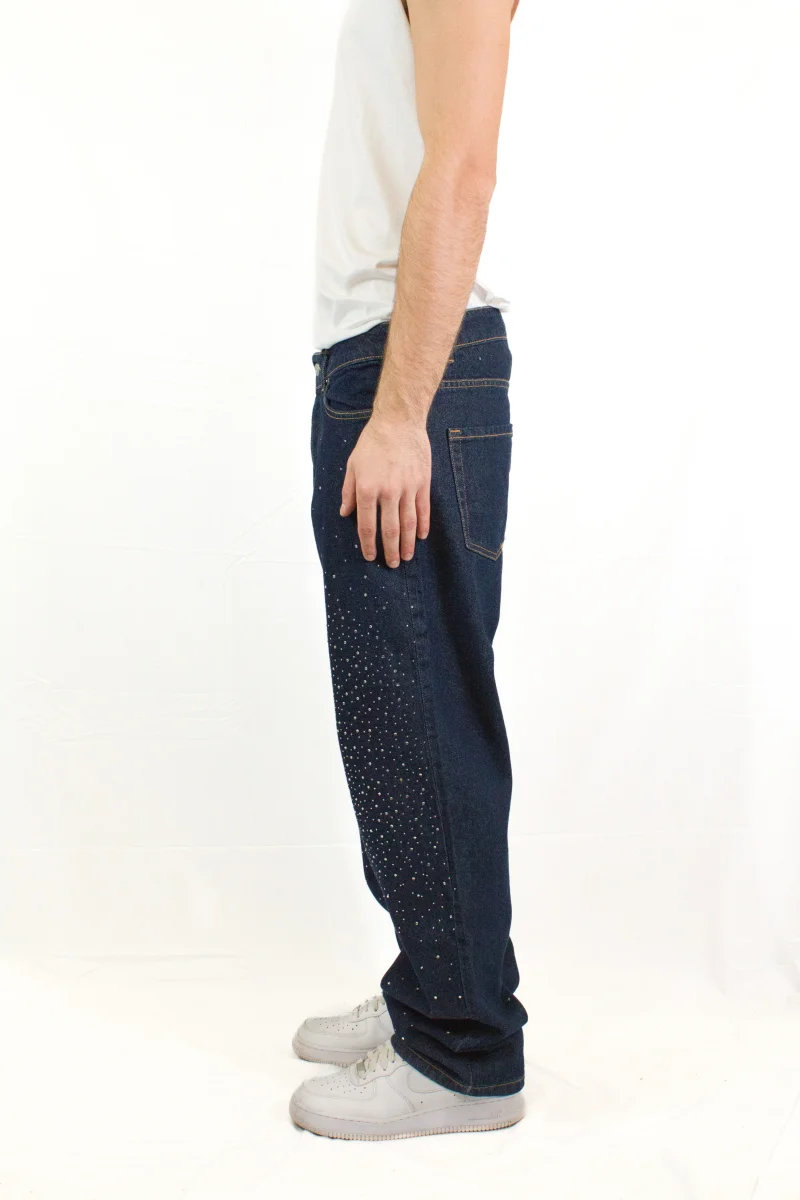 Jeans Strass Raw Regular - immagine 2