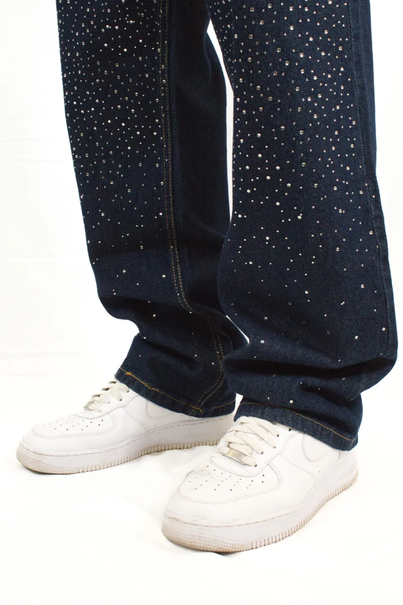 Jeans Strass Raw Regular - immagine 3