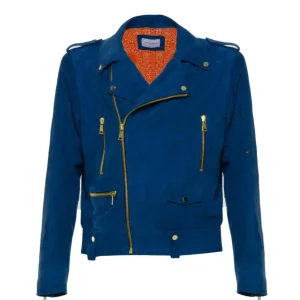 Family First Biker Suede Blue