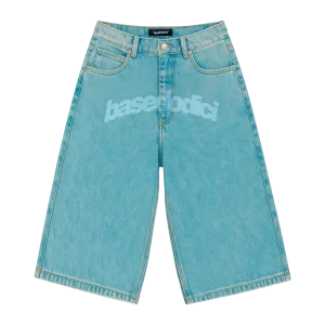 Basedodici Front Logo Blue Jorts