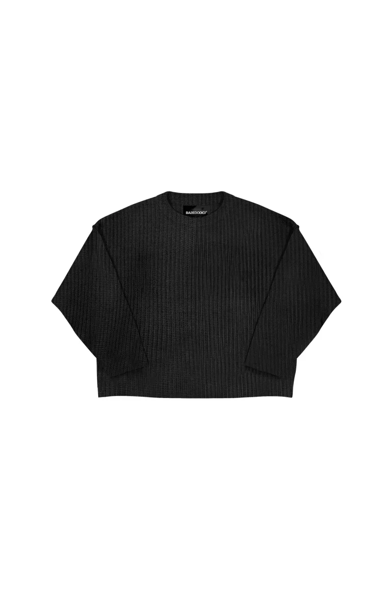 Basedodici Sweater Streets Black - immagine 3